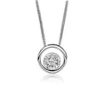 thumbnail image 1 of Harry Chad Enterprises 39722 1.5 CT Solitaire Round Brilliant Cut Diamond Pendant Necklace - White, 1 of 1