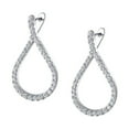 thumbnail image 1 of Harry Chad Enterprises 40481 2.5 CT Hoop Diamond Earrings, White Gold, 1 of 1