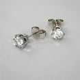 thumbnail image 1 of Harry Chad Enterprises 48825 2 CT Round Cut Diamonds Womens Stud Earring, 1 of 1
