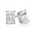 thumbnail image 1 of Harry Chad Enterprises 48890 Sparkling Emerald Cut 1.50 CT Diamond Stud Earring, 14K White Gold, 1 of 1