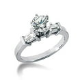thumbnail image 1 of Harry Chad Enterprises 50152 1.51 Carat Diamonds 3-Stone Anniversary Ring - 14K White Gold, 1 of 1
