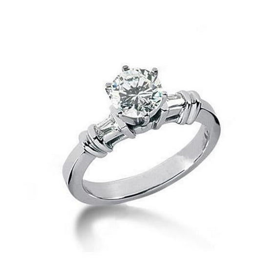 Harry Chad Enterprises 50568 1.85 CT Diamonds Anniversary 3 Stone Gold Ring, Size 6.5