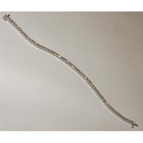Harry Chad Enterprises 5446 4.77 CT Diamond Womens Tennis Bracelet - White Gold