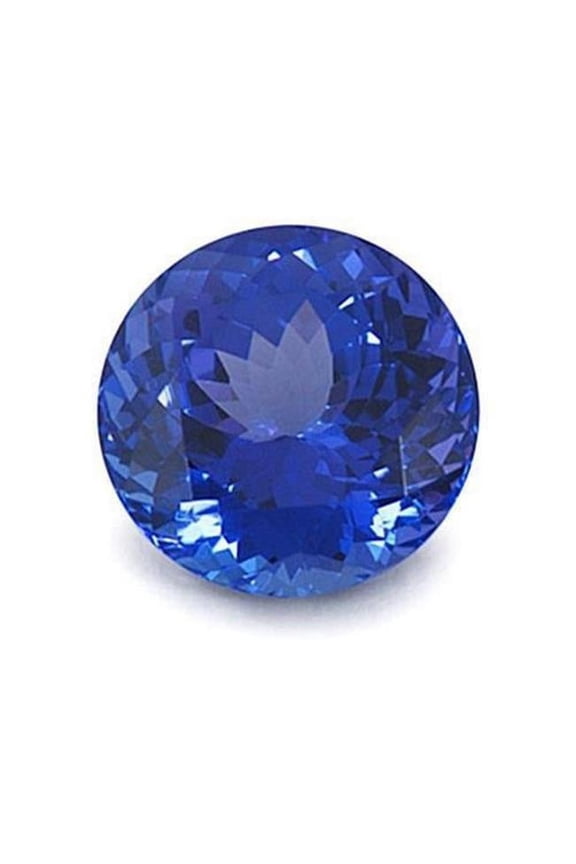 Enterprises 55949 5 CT Round Cut Natural AAA Tanzanite Loose Gemstone