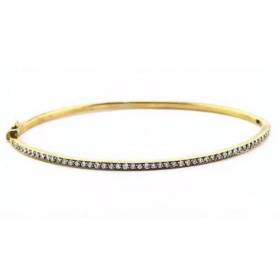 Harry Chad Enterprises 57610 2 CT Diamond Womens Bangle, 14K Yellow Gold