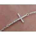 thumbnail image 1 of Harry Chad Enterprises 57655 2 CT Diamond Cross Prong Set Womens Bracelet, White Gold, 1 of 1
