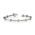 thumbnail image 1 of Harry Chad Enterprises 58109 3 CT Round Diamond Sparkling White Gold Ladies Tennis Bracelet, 1 of 1