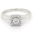 thumbnail image 1 of Harry Chad Enterprises 58129 Old European Diamond 0.75 CT 4 Prong Set Womens Solitaire Ring, Size 6.5, 1 of 1