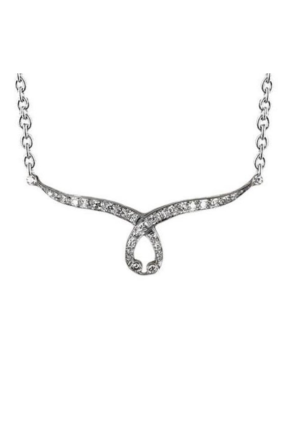 Enterprises 58457 14K White Gold 1.75 CT Brilliant Cut Diamonds Ladies Necklace Pendant