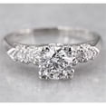 thumbnail image 1 of Harry Chad Enterprises 58627 1.50 CT Engagement Round Diamond Ring, 14K White Gold - Size 6.5, 1 of 1