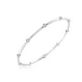 thumbnail image 1 of Harry Chad Enterprises 59183 Round Brilliant Cut 2 CT Diamonds Bangle, 14K White Gold, 1 of 1