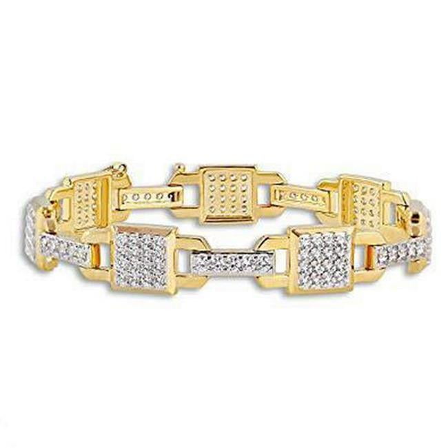 Harry Chad Enterprises 60164 Mens Link Small Round Cut 6.70 CT