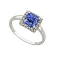 thumbnail image 1 of Harry Chad Enterprises 60329 2.15 CT Prong Set Tanzanite & Diamond Wedding Ring, 14K White Gold - Size 6.5, 1 of 1