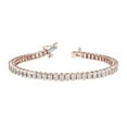 thumbnail image 1 of Harry Chad Enterprises 60648 5.60 CT Round Diamond Tennis Bracelet, 14K Rose Gold, 1 of 1