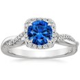 thumbnail image 1 of Harry Chad Enterprises 60786 3.70 CT Brilliant Cut Sri Lanka Blue Sapphire & Diamonds Ring, Size 6.5, 1 of 1