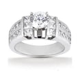 thumbnail image 1 of Harry Chad Enterprises 611 3.01 CT Diamond Anniversary Ring, 14K White Gold - Size 6.5, 1 of 1