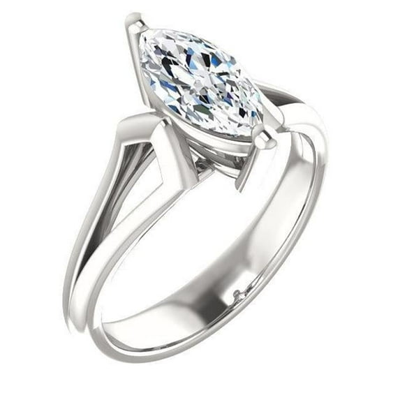 Harry Chad Enterprises 63384 Diamond 1.50 CT Basket Setting Womens Solitaire Ring, Size 6.5