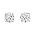 thumbnail image 1 of Harry Chad Enterprises 63928 1.60 CT Old Miner Diamond Stud Earring, 14K White Gold, 1 of 1