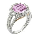 thumbnail image 1 of Harry Chad Enterprises 64520 Gold 14K 10.35 CT Pink Kunzite & Diamonds Wedding Ring, Size 6.5, 1 of 1