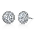 thumbnail image 1 of Harry Chad Enterprises 65002 Round Diamond 2.56 CT 14K White Gold Fine Halo Stud Earrings, 1 of 1