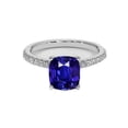 thumbnail image 1 of Harry Chad Enterprises 65571 2.75 CT Sapphire Ceylon Blue White Gold Jewelry Engagement Ring, Size 6.5, 1 of 1