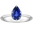 thumbnail image 1 of Harry Chad Enterprises 66525 2 CT Prong Setting Pear Ceylon Sapphire Solitaire Ring, Size 6.5, 1 of 1