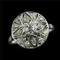 thumbnail image 1 of Harry Chad Enterprises 69153 2.50 CT Halo Old Cut Round Diamonds Flower Style Wedding Ring, Size 6.5, 1 of 1