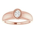 thumbnail image 1 of Harry Chad Enterprises 70543 1.50 CT Solitaire Wedding Ring Oval Old Cut Diamond Bezel Set, Size 6.5, 1 of 1
