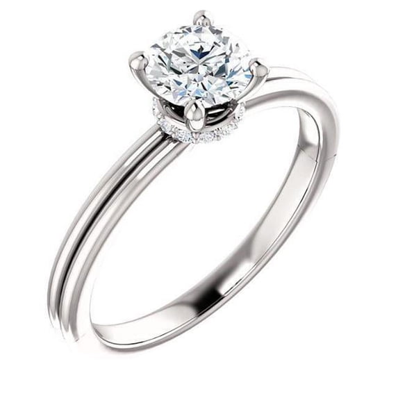 Harry Chad Enterprises 994 1.66 CT Round Brilliant Diamonds White Gold 14K Engagement Ring