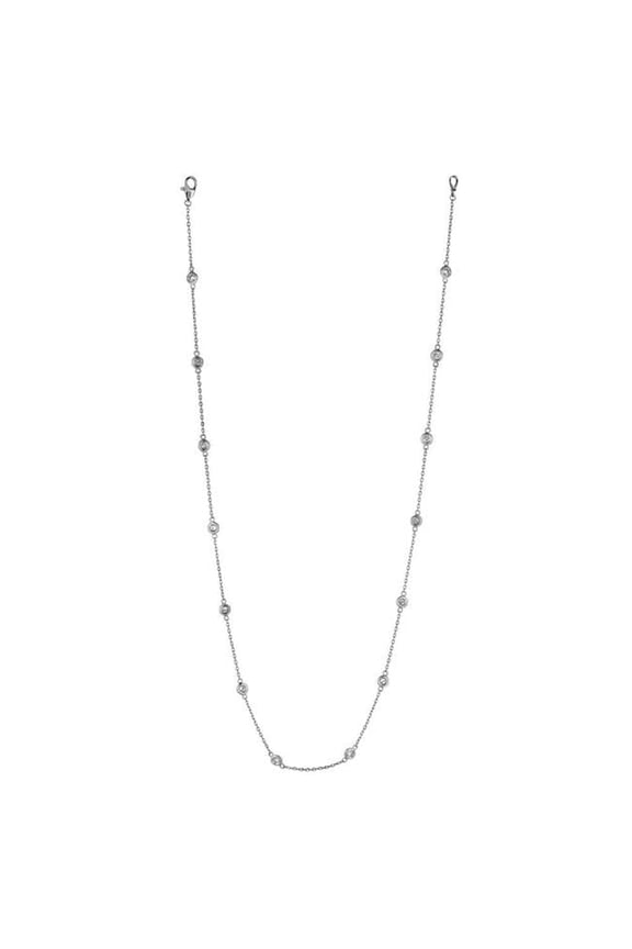Enterprises HC11658 1.50 CT 14K-18K White Gold Diamond Pendant Necklace Bezel Set
