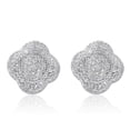 thumbnail image 1 of Harry Chad HC10799 0.99 CT Round Diamonds Women Jewelry Stud Earring Gold 18K - Color F - VVS1 Clarity, 1 of 1