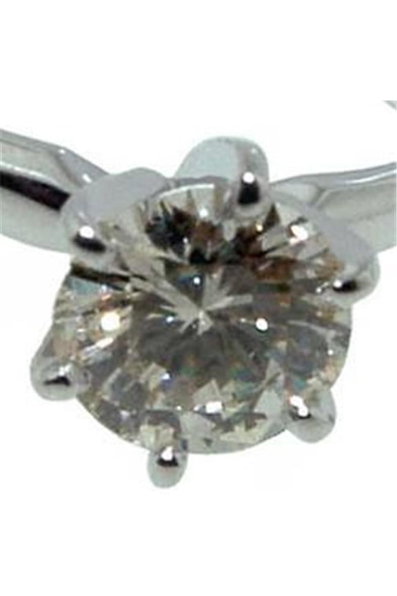 HC10808-6 1 CT Yellow Gold Diamond Ring - Color G - VS2 Clarity