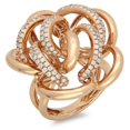 thumbnail image 1 of Harry Chad HC12971-6 1.16 CT Round Diamonds Engagement Fancy Ring Rose Gold 18K - Color F - VVS1 Clarity, 1 of 1