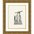 thumbnail image 1 of Harry Clarke 19x24 Gold Ornate Framed and Double Matted Museum Art Print Titled - Donkey-Skin (1922), 1 of 4