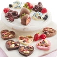 thumbnail image 1 of Harry & David Belgian Chocolate-Dipped Fruit Medley And Heart Mendiants - Premium Chocolate-Covered Fruit & Hazelnut Hearts, 9 Oz, 1 of 5