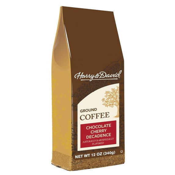 Harry & David Chocolate Cherry Decadence Ground Coffee, Medium Roast, 12 Oz