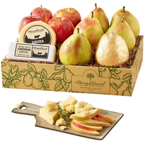 Harry & David Classic Fruit And Cheese Gift Baskets, Savory Snacking