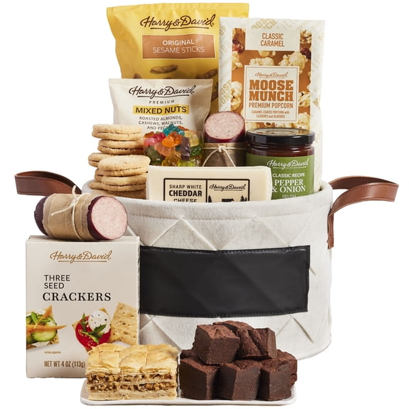 Harry & David Deluxe Everyday Sharing Gift Basket For All Occasions, Salami