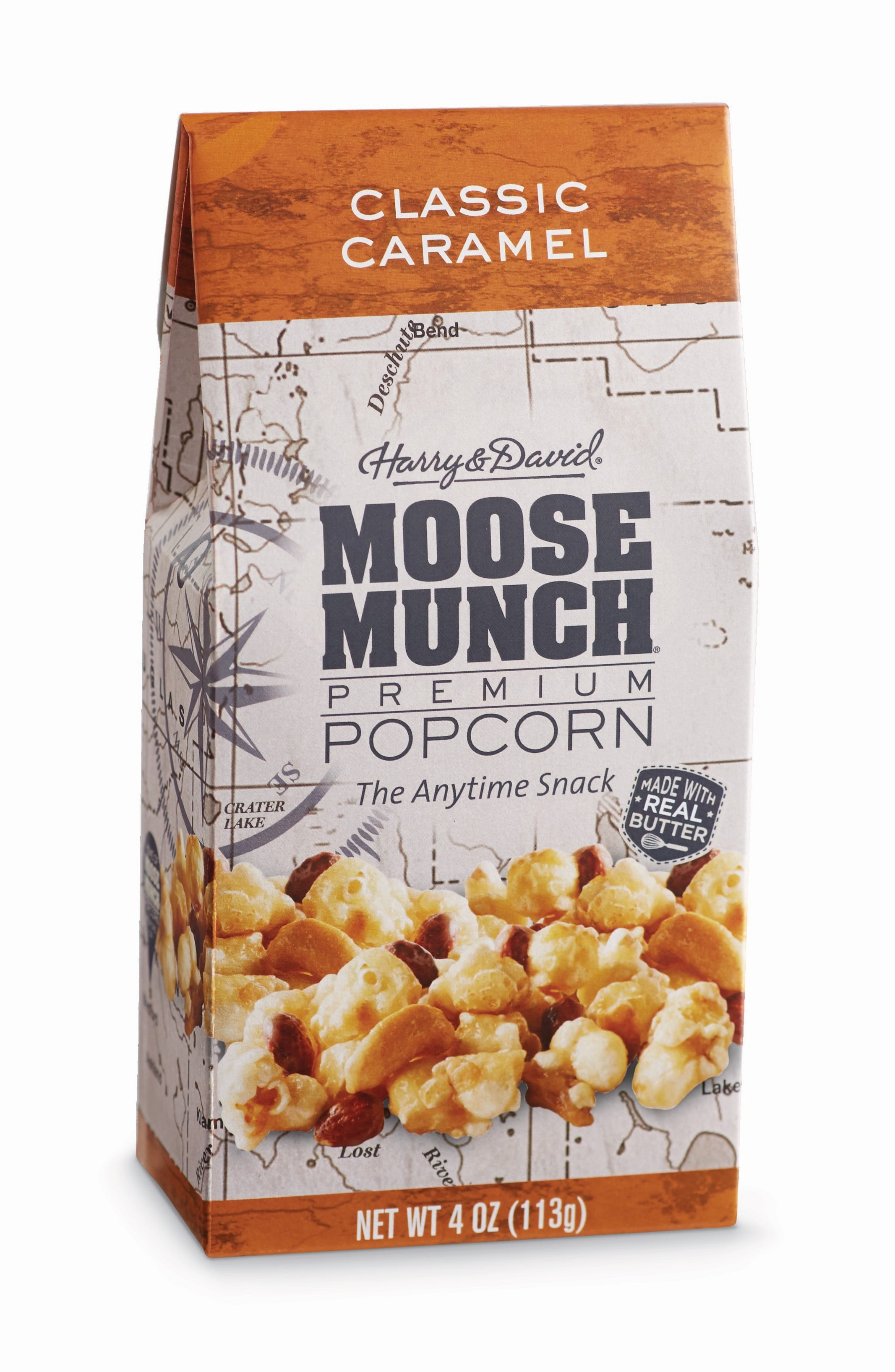Harry & David, Gourmet Popcorn, 4 Oz, Caramel Moose Munch