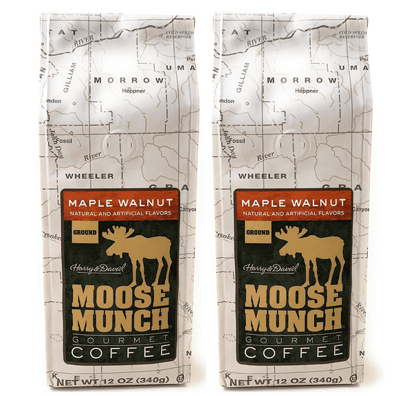 Harry & David Maple Walnut, Medium Roast Ground Coffee, 12 Oz, 2 Pack