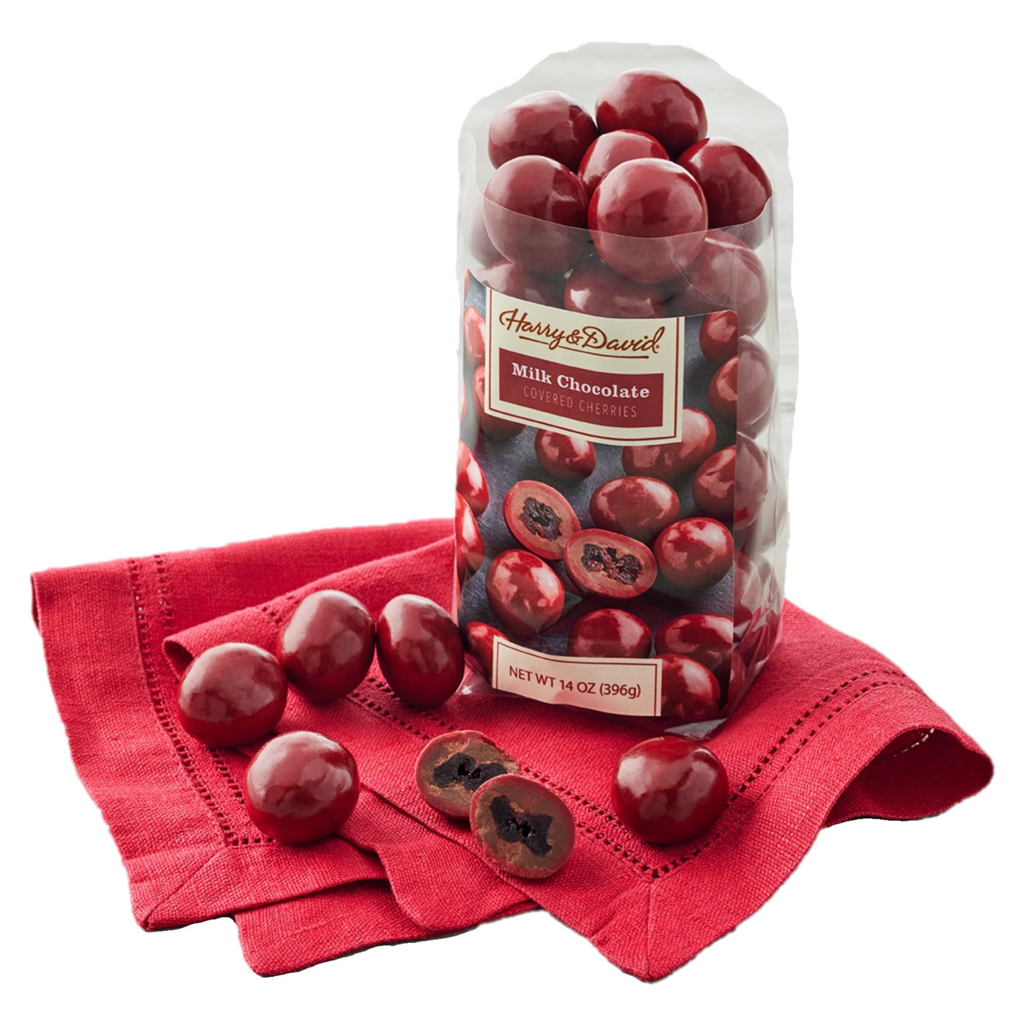 Harry & David Milk Chocolate Covered Cherries, Premium 14Oz Gift Box With Milk Chocolate & Sweet Cherries, Perfect For Any Special Occasion, Holiday Treats & Gift Giving