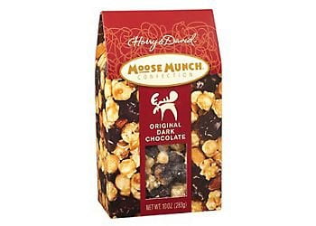 Harry & David Moose Munch, Dark Chocolate Popcorn Snack Mix. (10oz)