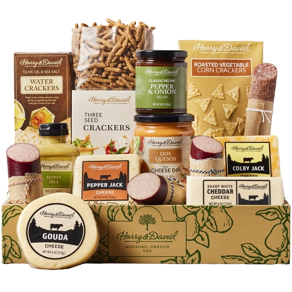 Harry & David Ultimate Meat And Cheese Gift Box, Food Basket, Charcuterie