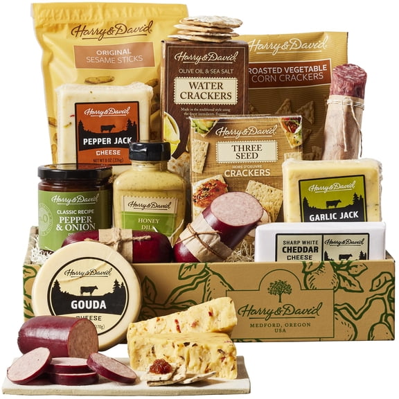 Harry & David Ultimate Meat And Cheese Gift Box, Food Basket, Charcuterie