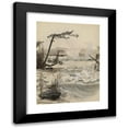 thumbnail image 1 of Harry Fenn 19x24 Black Modern Framed Museum Art Print Titled - The Horseshoe Falls from the Three Sisters (1893), 1 of 5