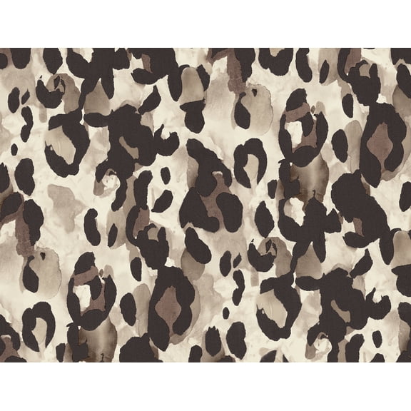 Harry & Grace Kirsea Taupe Leopard Print Peel and Stick Wallpaper