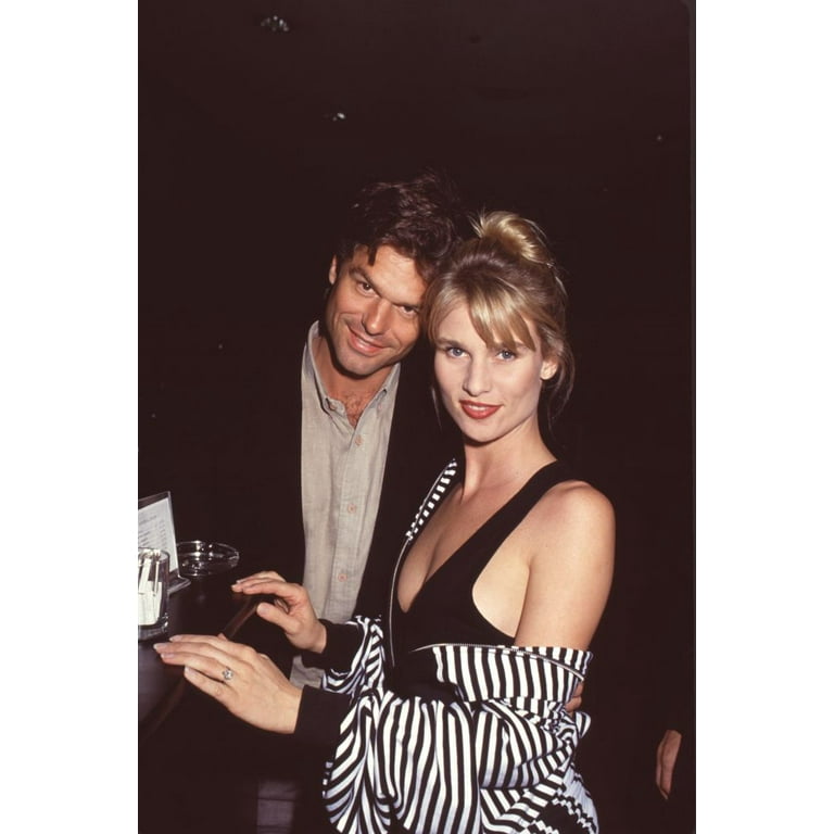 Harry Hamlin Nicollette Sheridan In Off Shoulder Black And White
