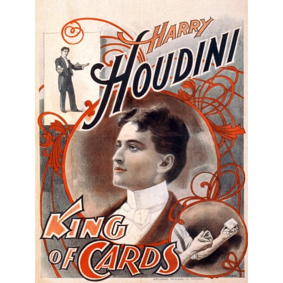 Harry Houdini History (24 x 36)
