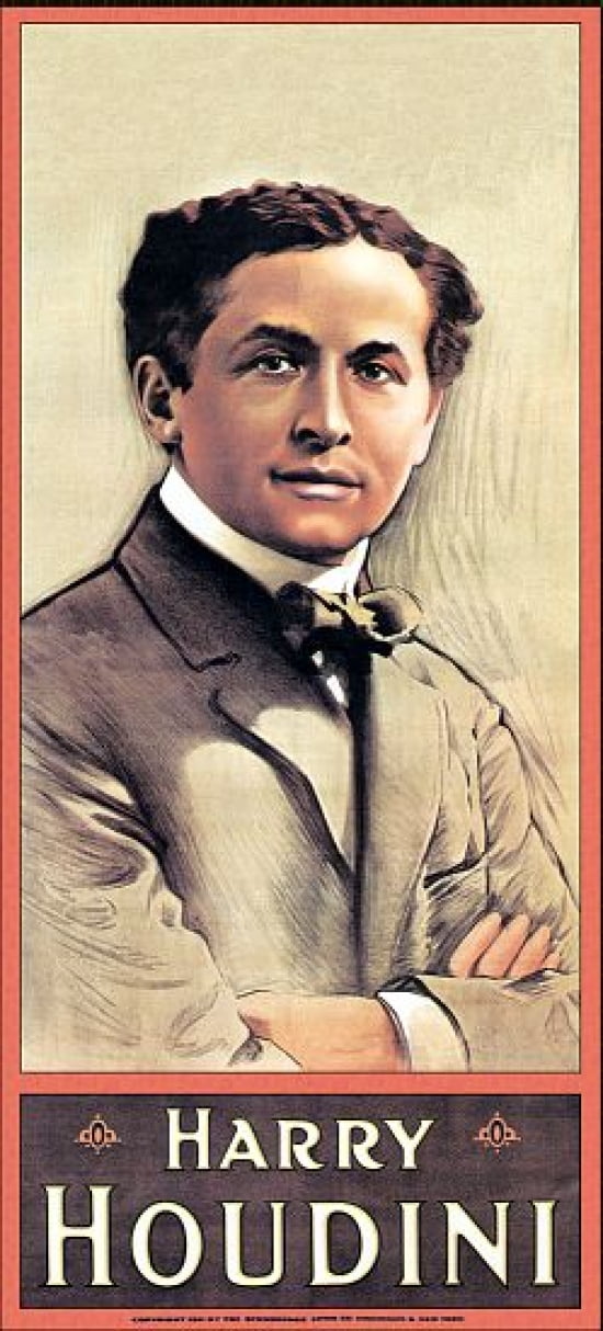 Harry Houdini Magic Canvas Art - (18 x 24)