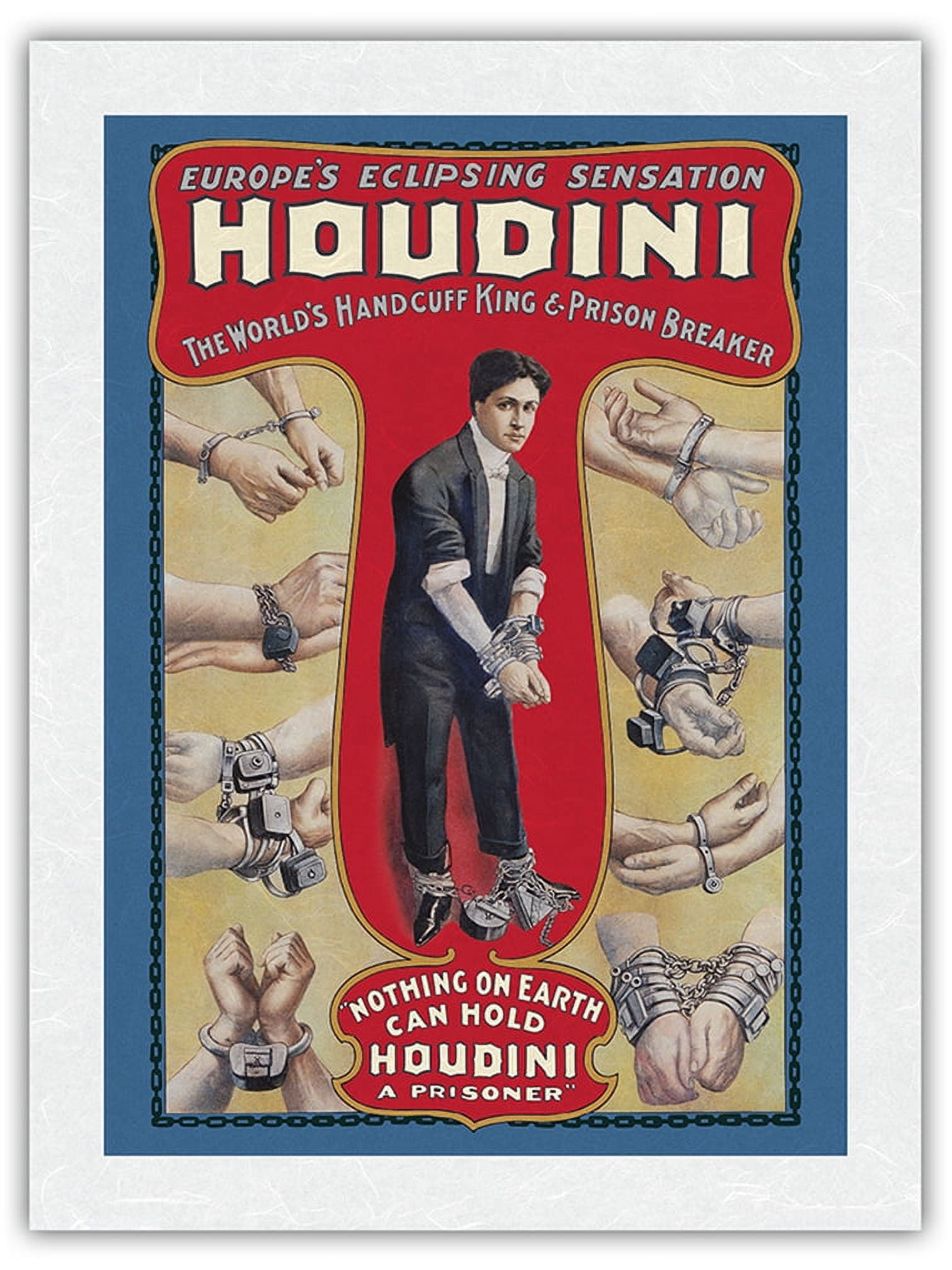 Harry Houdini - The World’s Handcuff King &amp; Prison Breaker - Vintage ...